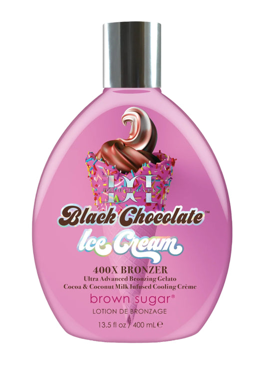 Double Dark Black Chocolate Ice Cream